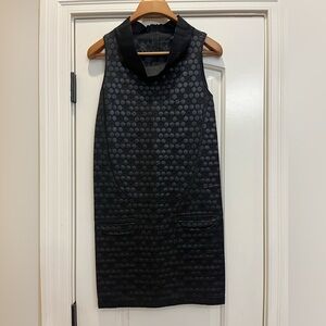 Cotelac Black Polka Dot Black Dress